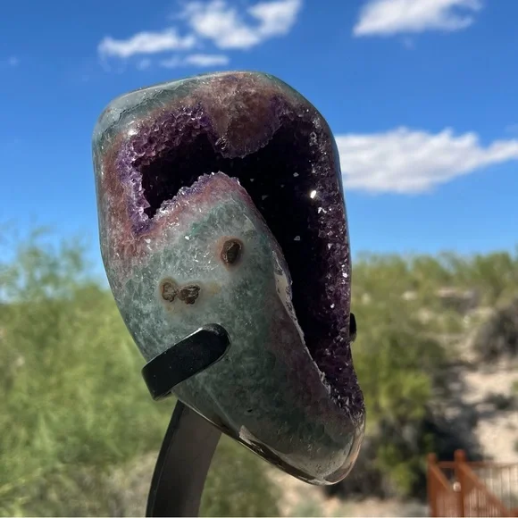 Pink Green Purple Amethyst ππ PGA14 - Picture 4 of 7